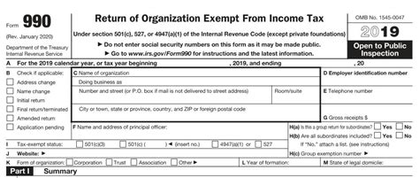 foundation center irs form 990.
